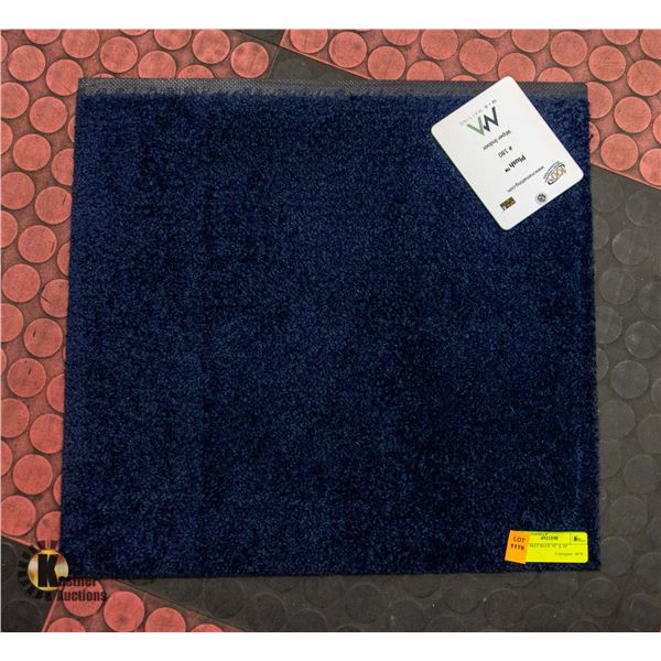 PLUSH MAT BLUE 18" X 18"