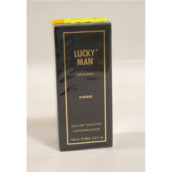NEW SEALED LUCKY MAN ORIGINAL PARIS EAU DE