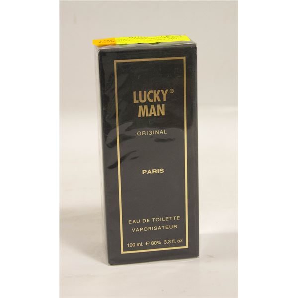 NEW SEALED LUCKY MAN ORIGINAL PARIS EAU DE