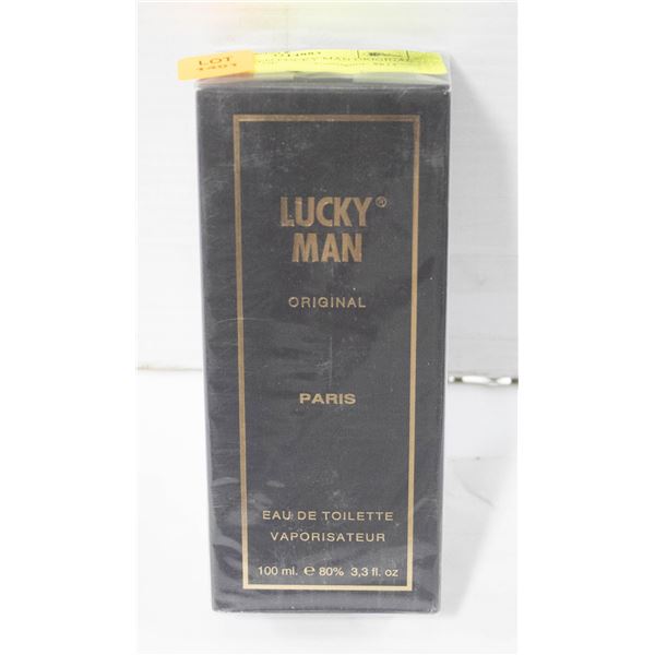 NEW SEALED LUCKY MAN ORIGINAL PARIS EAU DE