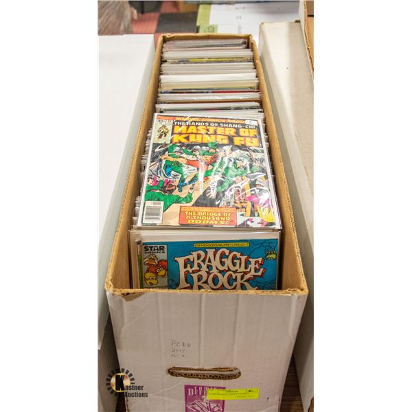 LONG BOX OF ADULT COMICS
