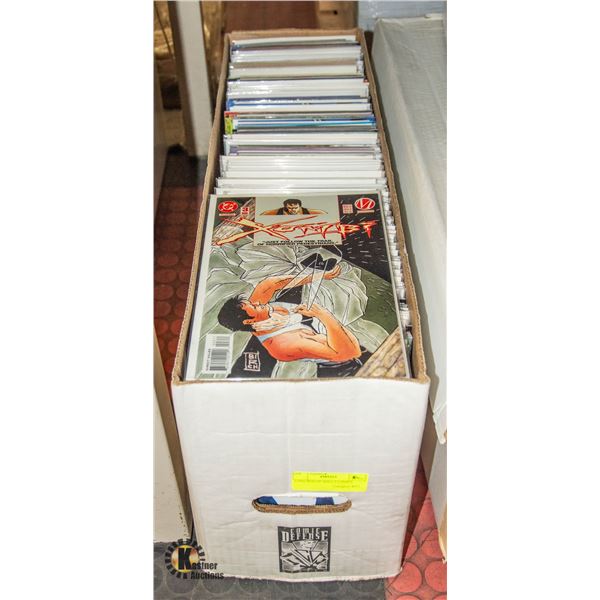 LONG BOX OF ADULT COMICS