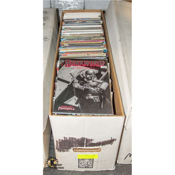 LONG BOX OF ADULT COMICS