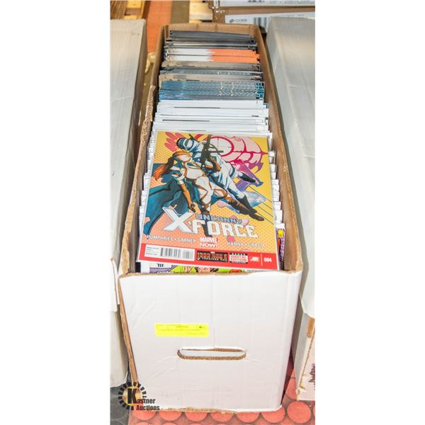 LONG BOX OF ADULT COMICS