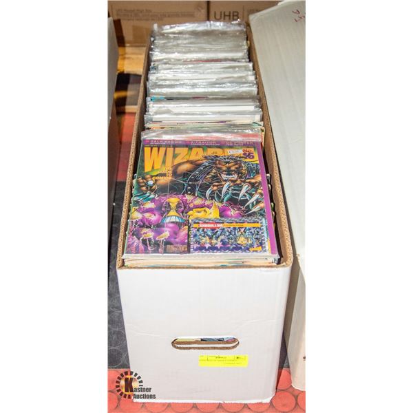 LONG BOX OF ADULT COMICS