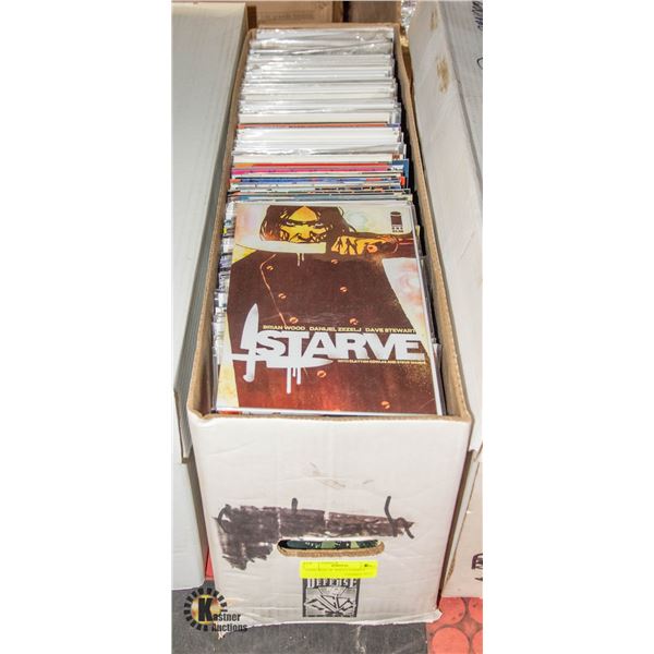 LONG BOX OF ADULT COMICS