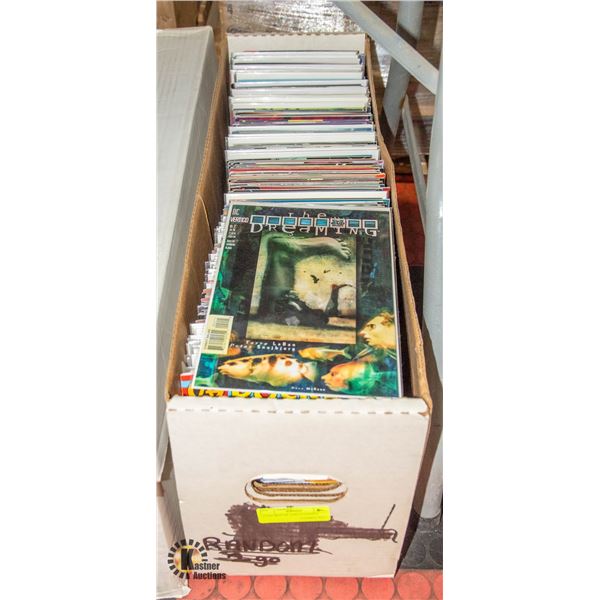 LONG BOX OF ADULT COMICS