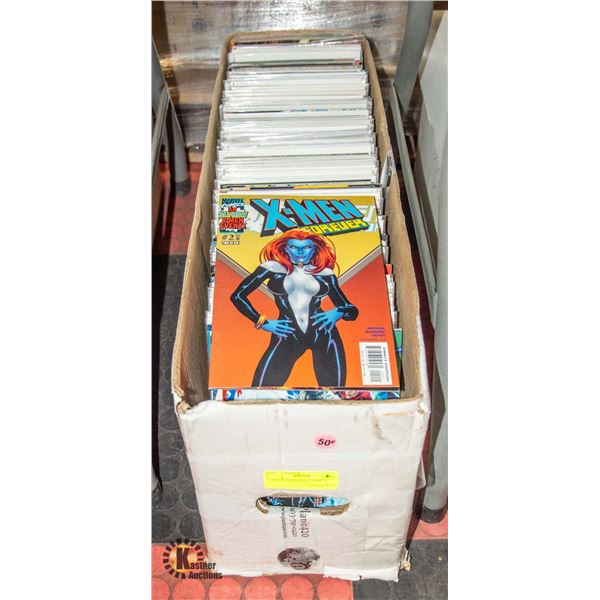 LONG BOX OF ADULT COMICS