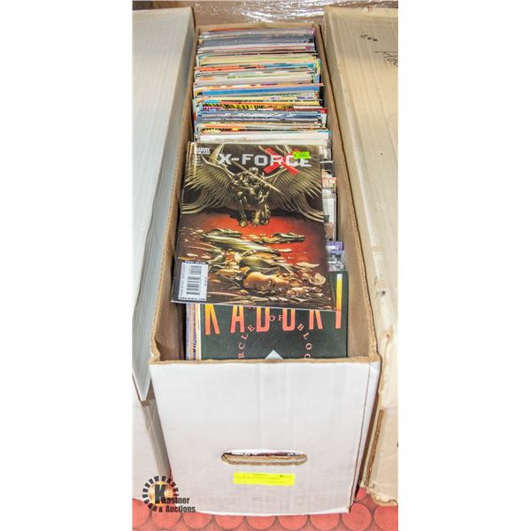 LONG BOX OF ADULT COMICS