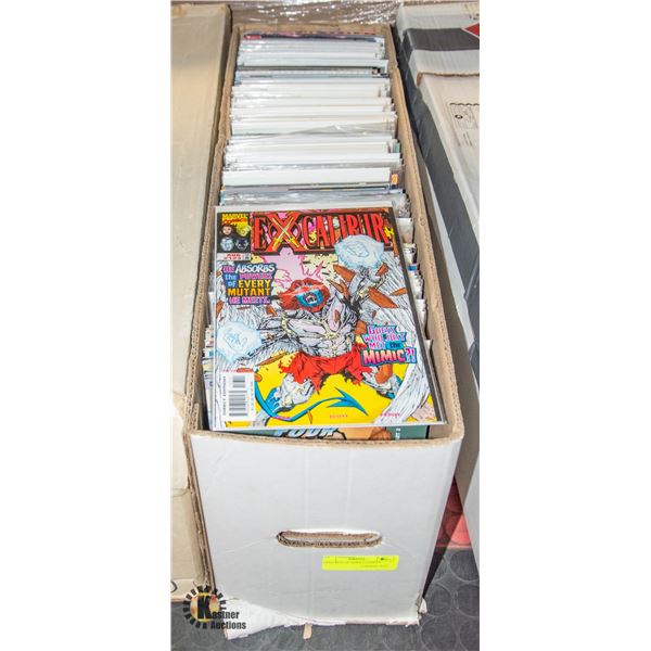 LONG BOX OF ADULT COMICS