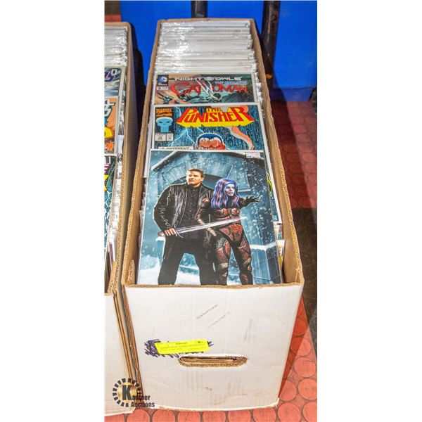 COMICS BOX - COMIC BOOKS IN A FULL LONG BOX