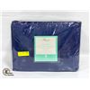 Image 1 : HOME SUITE MINK 6-PIECE SHEET SET - NAVY