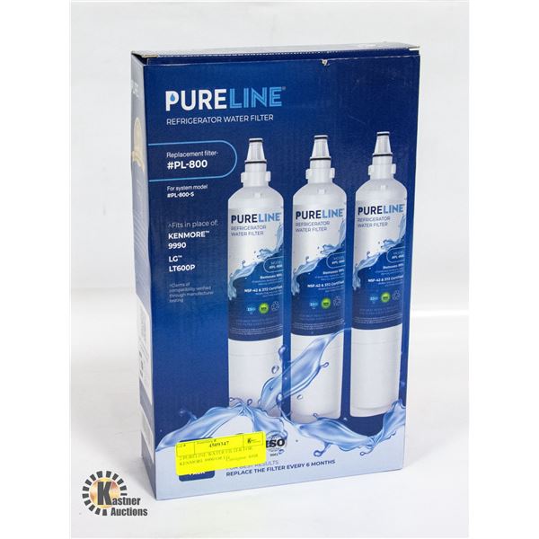 2 PURELINE WATER FILTER FOR KENMORE 9990 OR LG