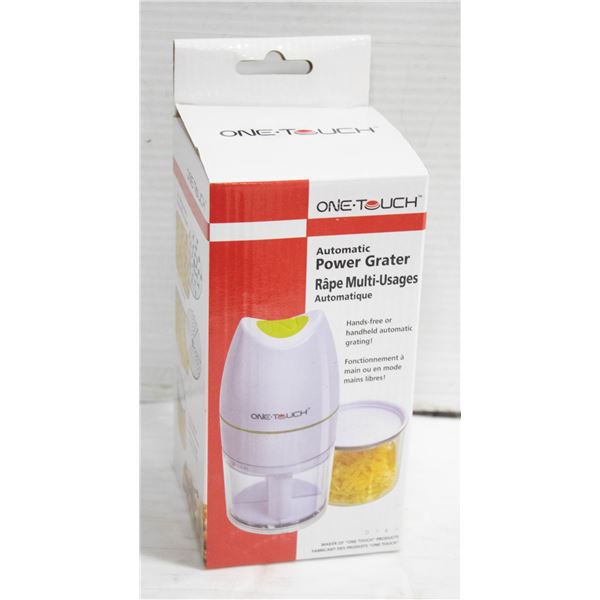NEW SEALED ONE TOUCH AUTOMATIC POWER GRATER