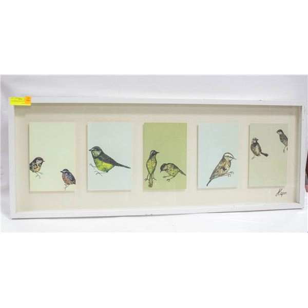 SHADOWBOX BIRD MAP ARTWORK
