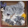 Image 1 : BOX OF STUFFED TOY ANIMALS