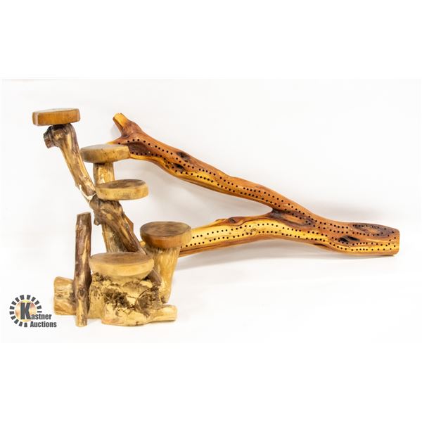 DRIFT WOOD LARGE "ORNAMENT" TREE DISPLAY H-12"