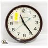 Image 1 : VINTAGE G.E. SCHOOL OFFICE WALL CLOCK