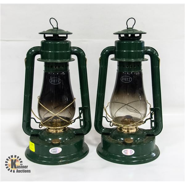 PAIR OF GAS LAMPS