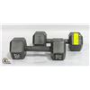 Image 1 : TWO - 20 LB DUMBBELLS