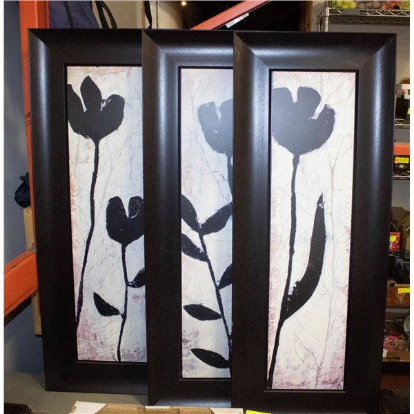 3 MERCANA FRAMED WALL ART PCS