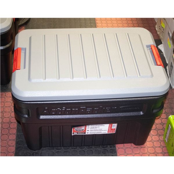 RUBBERMAID ROUGHNECK ACTION PACKER TOTE 90.8L