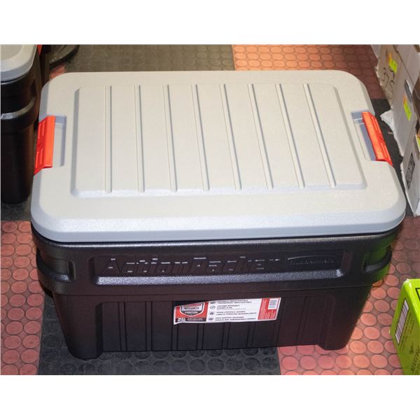 RUBBERMAID ROUGHNECK ACTION PACKER TOTE 90.8L