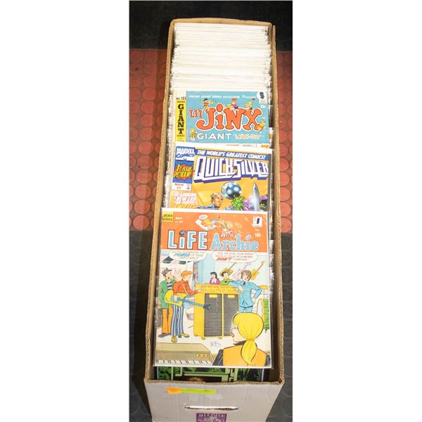 COMICS BOX - COMIC BOOKS IN A FULL LONG BOX
