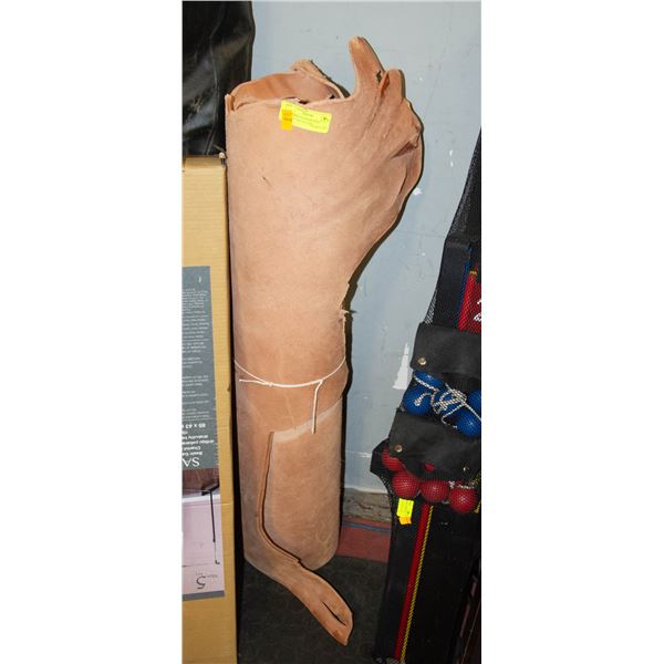 1M SADDLE LEATHER ROLL CURRENT RETAIL $495