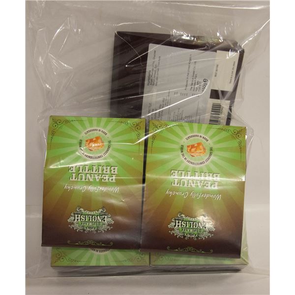 5 BOXES OF ULTIMATE ENGLISH PEANUT BRITTLE