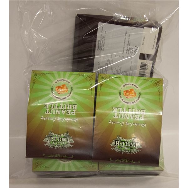 6 BOXES OF ULTIMATE ENGLISH PEANUT BRITTLE