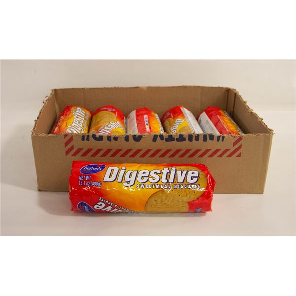 6 PACKS BURTONS DIGESTIVE COOKIES