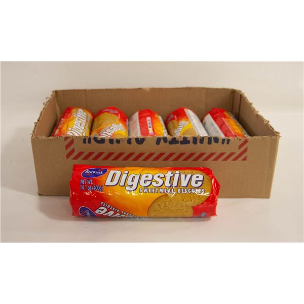 6 PACKS BURTON’S DIGESTIVE COOKIES