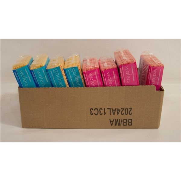 8 PACKS WAFERS 4 STRAWBERRY 4 VANILLA