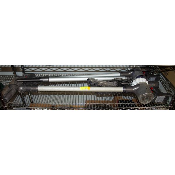 PAIR OF DYSON HANDHELD VACUUMS FOR PARTS ONLY