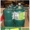 Image 1 : LOT OF 6 MINI GREEN PROPANE TANKS (FULL) *NO SHIP*