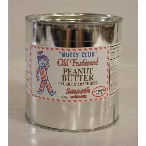 NUTTY CLUB 1.5 LITRE OLD FASHIONED PEANUT BUTTER