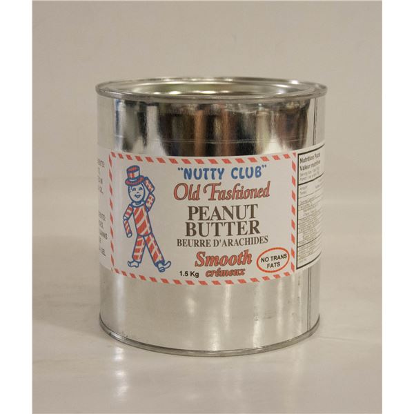 NUTTY CLUB 1.5 LITRE OLD FASHIONED PEANUT BUTTER