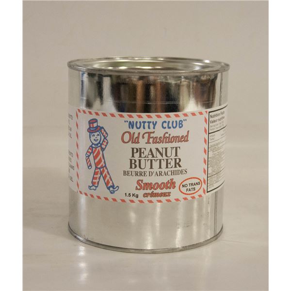 NUTTY CLUB OLD FASHIONED PEANUT BUTTER 1.5 L