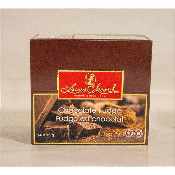 LAURA SECORD CHOCOLATE FUDGE 24 PCS BB APRIL 2024