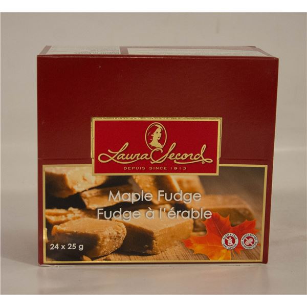 LAURA SECOND MAPLE FUDGE 24 PIECES BB APRIL 2024