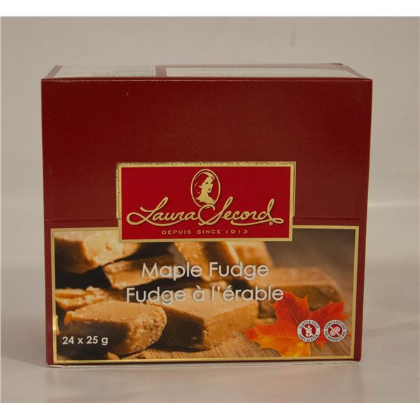 LAURA SECOND MAPLE FUDGE 24 PIECES BB APRIL 2024