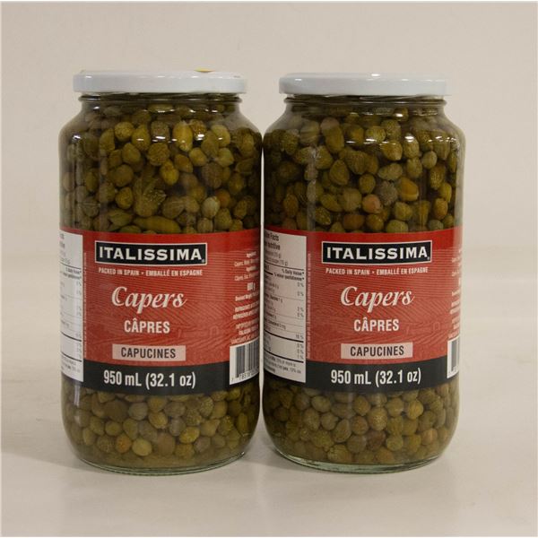 2 X 950 ML CAPERS BEST BEFORE DEC 2025