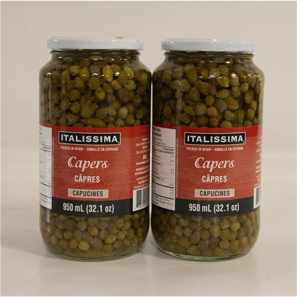 ITALISSMA CAPERS 2X 950 ML BEST BEFORE DEC 2025