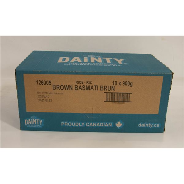 CASE OF 10 BAGS OF BASMATI RICE BB MAY 2024