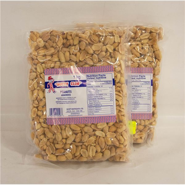 2 KGS NUTTY CLUB PEANUTS NO VISIBLE BB DATE