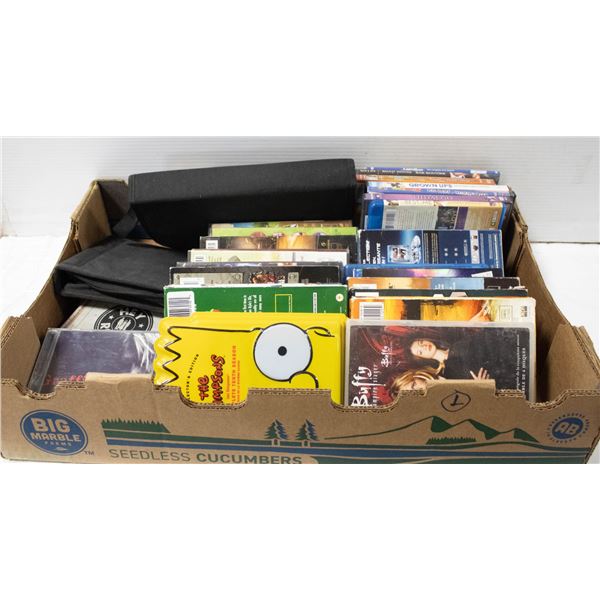 FLAT WITH A COMBINATION OF CD MUSIC, DVD