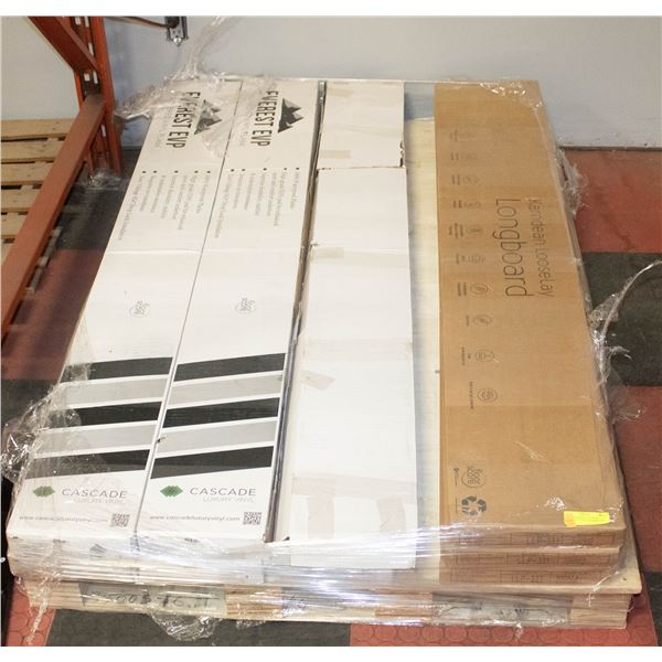 PALLET OF VINYL FLOORING INCLUDES EVEREST SUMMIT