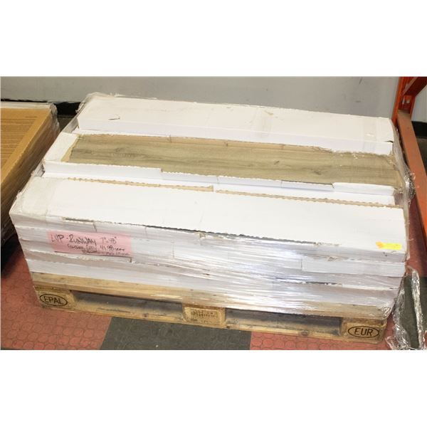 PALLET OF VINYL GLUE DOWN PLANKS RUNWAY COUTURE