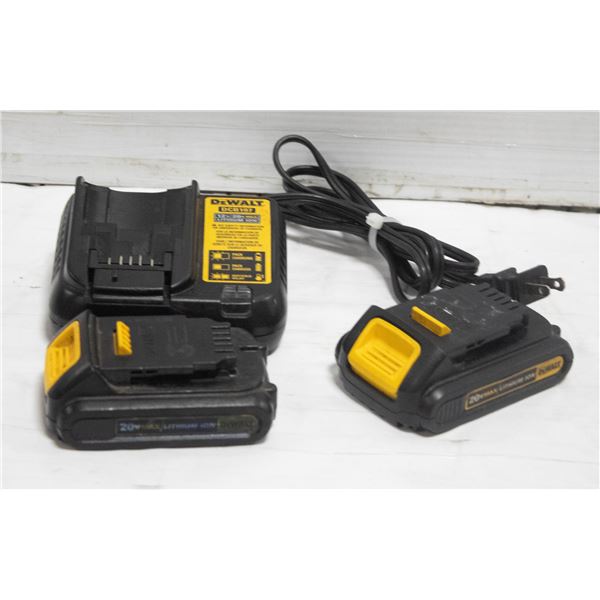 DEWALT CHARGER WITH BATTERY